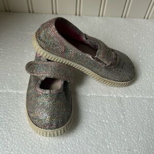 Cienta Rainbow Sparkle Mary Jane Shoes sneakers size 9.5(27)
